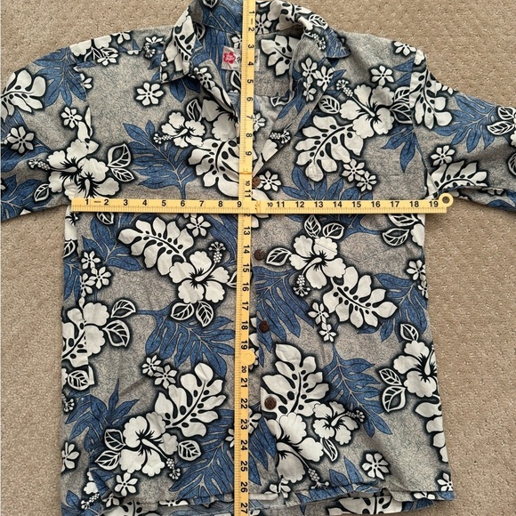 HILO HATTIE The Hawaiian Original Men’s Vintage Cotton Button Up Shirt-SMALL - Picture 6 of 6